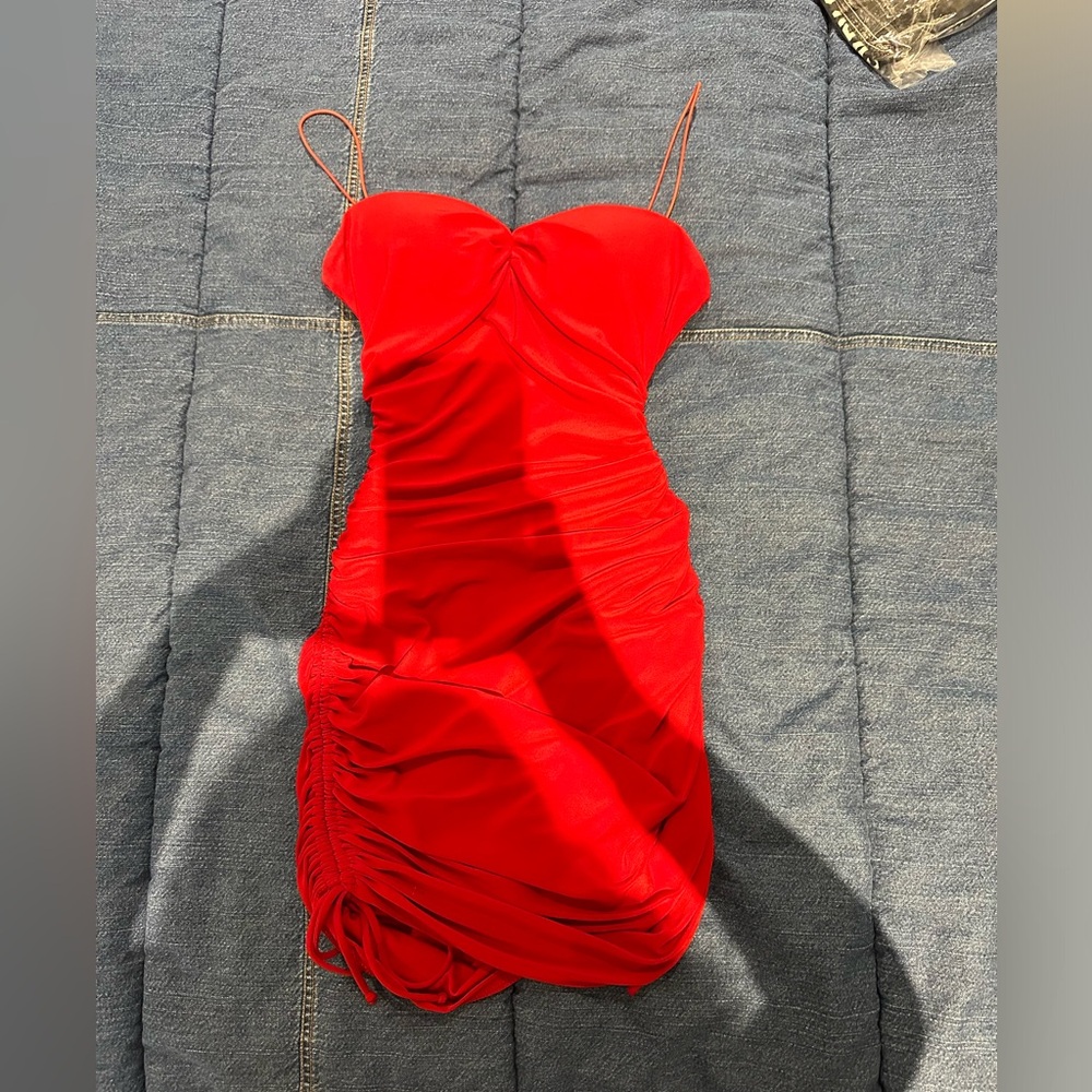 Windsor Red Tie Dress